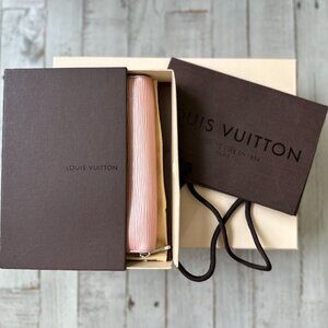 Louis Vuitton Pink Epi Zip Around Wallet
